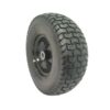 Flat Free Tire And Wheel Assemblies For Riding Lawn Mowers With 3" Hub - Black - Image 4