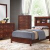 Twin Bed For Cozy Spaces Transitional - Cherry - Image 4