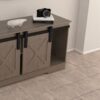 Lane - TV Stand With Sliding Barndoors Water And Heat Resistant Melamine - Rustic - Image 7