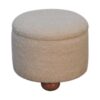 Storage Footstool - Cream - Image 7