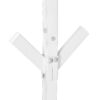 Coat Rack, Hall Tree, Free Standing, 8 Hooks, Entryway, 70"H, Contemporary & Modern - White - Image 6