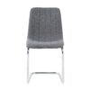 Modern Simple Light Luxury Dining Chair With Metal Legs For Home And Bedroom, (Set of 2) - Dark Gray - Image 11