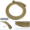 Dual Shower Head System With Ceiling Mount And Rough In Valve - Gold - Image 9