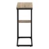 Accent Table, C - Shaped, Contemporary - Taupe - Image 3