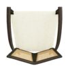 Mid Century Modern Arm Dining Chair (Set of 2) With Rattan Backrest - Beige / Dark Brown - Image 9