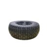 Flat Free Tire And Wheel Assemblies For Riding Lawn Mowers With 3" Hub - Black - Image 6