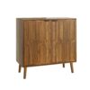 Farmhouse Style Sideboard Buffet Cabinet With Storage Bar Cabinet - Walnut - Image 3