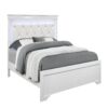 Shaker - Full Bed With LED Lighting And Crystal Inspired Tufted Headboard - White - Image 6