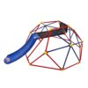 Innovative Dome Climber With Slide And Climbing Stones - Blue / Red - Image 8