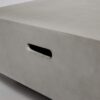 Propane Gas Fire Pit Table, 50000 Btu Rectangular Concrete Fire Pit For Outside Patio Deck Garden Backyard - Light Gray - Image 12