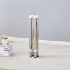 Simple Silver Stainless Steel Folding Table Frame Multifunctional Space Saving Design.Separate Folding Table Legs That Can Be Paired With Various Sizes And Styles Of Tabletops - Silver - Image 16