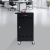 45 Bay Mobile School Charging Cart Station For Chromebook, Tablet And Laptop Computer With Power Strip Included - Black - Image 2