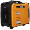 Super Quiet Inverter Generator 5.5Kw Portable Electric & Remote Start Aluminum, 224Cc 4 Stroke - Orange - Image 16