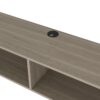 Moore - Floating TV Stand With Cable Management Oak - White Oak - Image 4