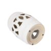 Elegant Glazed Ceramic Drum Stool Indoor / Outdoor Side Table Accent Garden Stool - White - Image 12