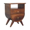Split - Bedside Table - Chestnut - Image 7