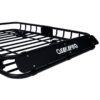 Motoring Rooftop Cargo Carrier Basket Steel 42" Universal Fit Roof Rack - Black - Image 16
