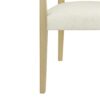 Mid Century Modern Arm Dining Chair (Set of 2) With Rattan Backrest - Beige / Natural Ash - Image 12