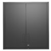 Metal Wall Mounted Tool Storage Cabinet With 2 Locking Doors, Adjustable Shelf, And Drawer - Black - Image 5