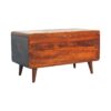 Curved Blanket Box - Chestnut - Image 10