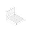 Star - Queen 5 Pieces Bedroom Set With LED And Storage - White - Image 3