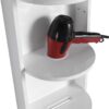 Bathroom Wall Mounted Storage Rack With Float Mounting Design, Durable Plywood - Glossy White - Image 18