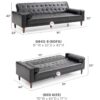 Andrews - Sofa Bed - Black - Image 5