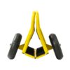 Heavy Duty Panel Dolly, Slab Dolly With 2 Nice Handles, 10" Solid Rubber Tires, Super Weight Capacity 1000 Lbs, All Terrain Movement For Heavy Drywall Sheet & Door Material - Yellow - Image 8