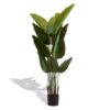 Artificial Bird Of Paradise Plant 160 Cm Tall Faux Tropical Palm Tree Indoor Outdoor Decoration - Green - Image 4