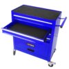 4 Drawers Multifunctional Tool Cart With Wheels - Blue - Image 6