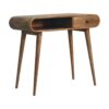Writing Desk, Curved - Chestnut - Image 6