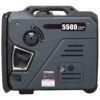 Super Quiet Inverter Generator 5.5Kw Portable Dual Fuel Electric & Remote Start Aluminium - Gray - Image 17