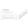 Adalid - Queen 5 Pieces Bedroom Set With LED Lights And Glittered Detailing - White - Image 3
