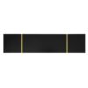 Modern TV Stand For TVs Up To 80", Entertainment Center With 2 Shelves And LED Lights, TV Storage Cabinet With 2 Drawers, 2 Cabinets And Metal Legs For Living Room - Black - Image 20