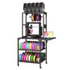 Heavy Duty 3D Printer Stand With Filament Storage Rack - Black - Image 4