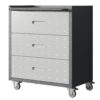 Heavy Duty Metal Storage Cabinet With Wheels 3 Drawer Tool Cabinet For Garage, Office, And Home Organizer Solutions - Black - Image 5