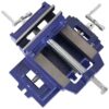 Industrial Cross Slide Vise, 6" Drill Press Vise, Metal Milling X - Y, Heavy Duty - Blue - Image 2
