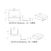 Adalid - Dresser With LED Light And Glittered Drawer Fronts - White - Image 9