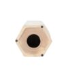Contemporary Ceramic Drum Stool Indoor / Outdoor Side Table Glazed Accent Garden Stool - White - Image 11