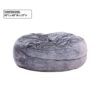 Classic 5Ft Memory Foam Bean Bag Chair, Soft Comfort Lounger - Purple - Image 5