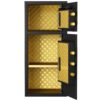 Large Double Door Coin Operated Safe, Digital Security Safe With Fireproof And Waterproof Bag, 7.0 Cubic Feet Safe Box With Hidden Code Function For Home, Office And Hotel - Black - Image 5