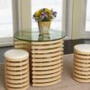 20" Round Tempered Glass Table Top Clear Glass 1 / 4" Thick Round Polished Edge - Transparent - Image 2