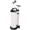Manual Oil Extractor Pump 9L Capacity For Automotive Fluids - White / Black - Image 11