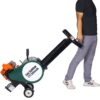 Portable Double Flywheel Electric Log Splitter 7 Ton Gas Log Splitter With Auto Return Steel - Gray - Image 2