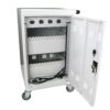 30 And 2 Bay Mobile School Charging Cart Station For Chromebook, Tablet And Laptop Computer With Power Strip Included - Antique White - Image 10