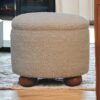 Storage Footstool - Cream - Image 10