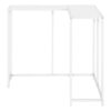 Corner Accent Console Table For Entryway, Contemporary And Modern - White - Image 2