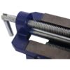 Heavy Duty 4" Cross Slide Vise, Drill Press Metal Milling X - Y, Blue Steel Benchtop Clamp - Blue - Image 10