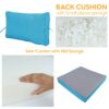 Outdoor Deep Seat Cushions For Patio Furniture Replacement, Cushion Set For Sectionals - Sky Blue - Image 14