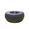 Flat Free Tire And Wheel Assemblies For Riding Lawn Mowers With 3" Hub - Black - Image 5